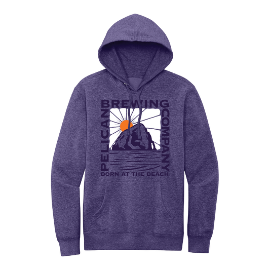 Hoodie Heathered Purple